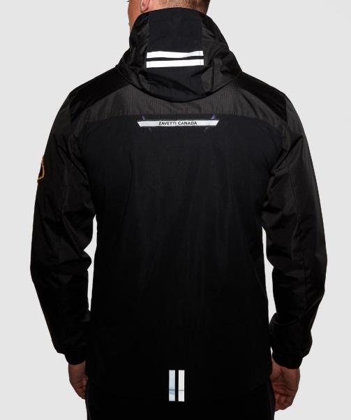 Alessandro Zavetti - Jet Black Alvini Windrunner Jacket