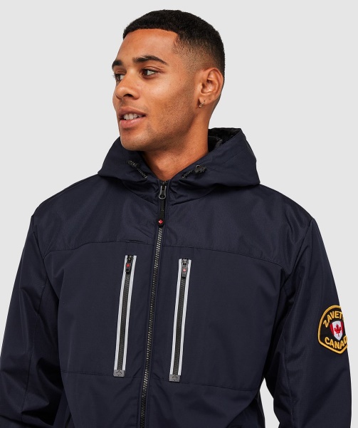 Alessandro Zavetti - Jet Black Alvini Windrunner Jacket