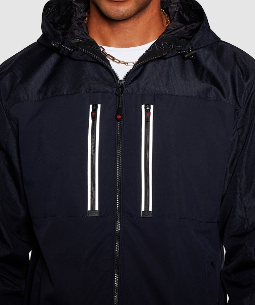Alessandro Zavetti - Jet Black Alvini Windrunner Jacket