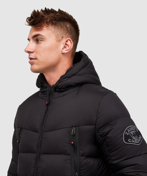 Black Alessandro Zavetti - Malvini 3.0 Puffer Jacket
