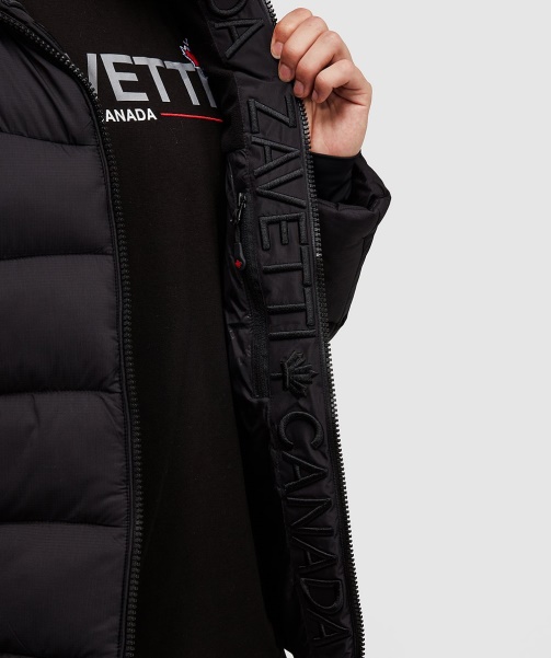 Black Alessandro Zavetti - Malvini 3.0 Puffer Jacket