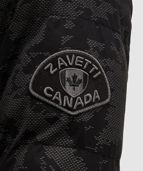 Alessandro Zavetti - Jet Black Malvini 2.0 Reflective Puffer Jacket