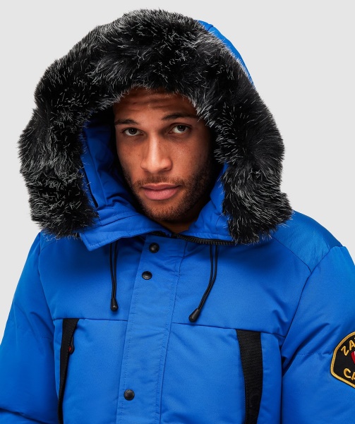 Alessandro Zavetti - Aylmer Puffer Fur Hooded Bomber Jacket Asphalt