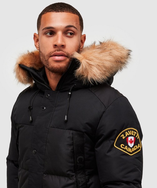 Alessandro Zavetti - Aylmer Puffer Fur Hooded Bomber Jacket Asphalt