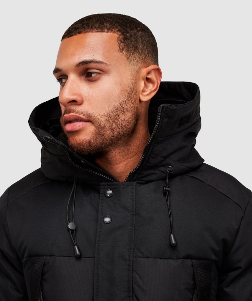Alessandro Zavetti - Aylmer Puffer Fur Hooded Bomber Jacket Asphalt
