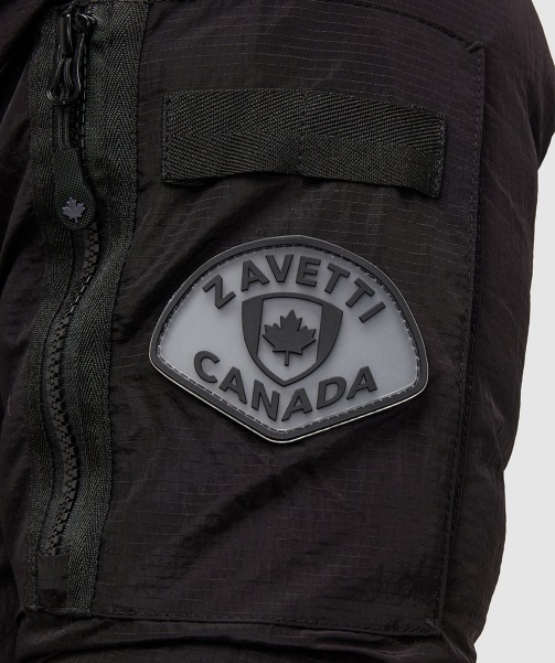 Black Carrick Puffer Bomber Jacket - Alessandro Zavetti