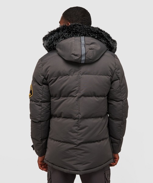 Alessandro Zavetti - Grey Coderre Puffer Parka Jacket