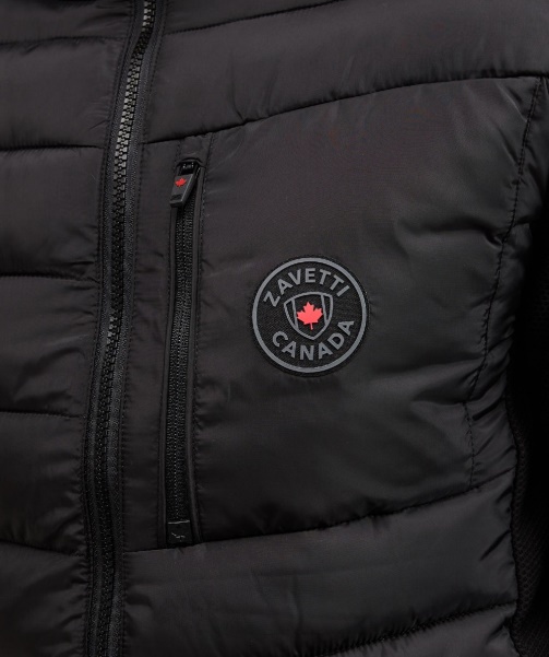 Black Alessandro Zavetti - Serzio Hybrid Jacket