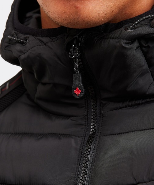 Black Alessandro Zavetti - Serzio Hybrid Jacket
