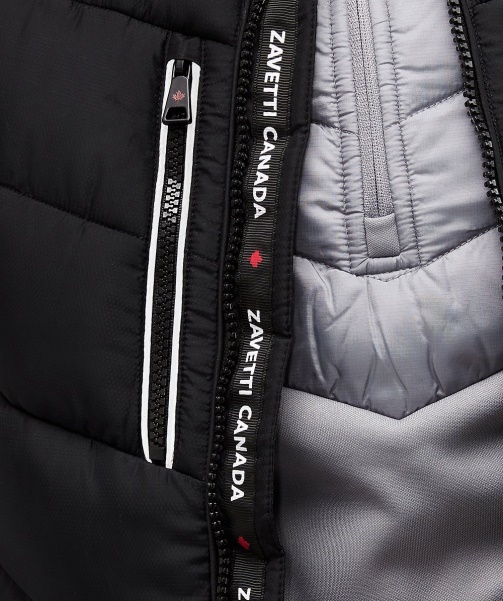 Black Junior Meslin Puffer Gilet - Alessandro Zavetti