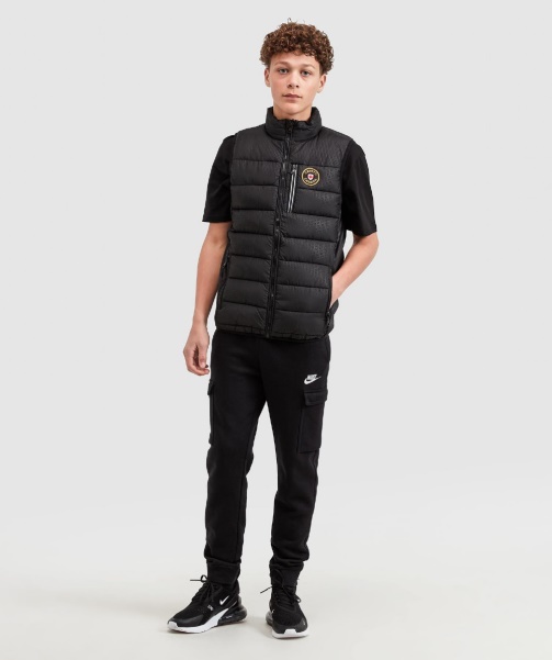 Black Junior Elino Gilet - Alessandro Zavetti