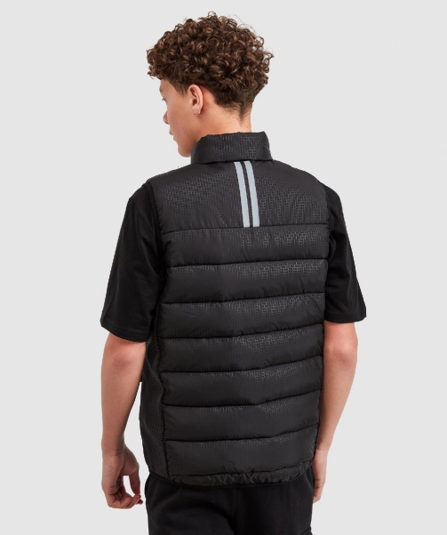 Black Junior Elino Gilet - Alessandro Zavetti