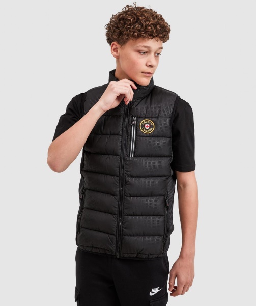 Black Junior Elino Gilet - Alessandro Zavetti